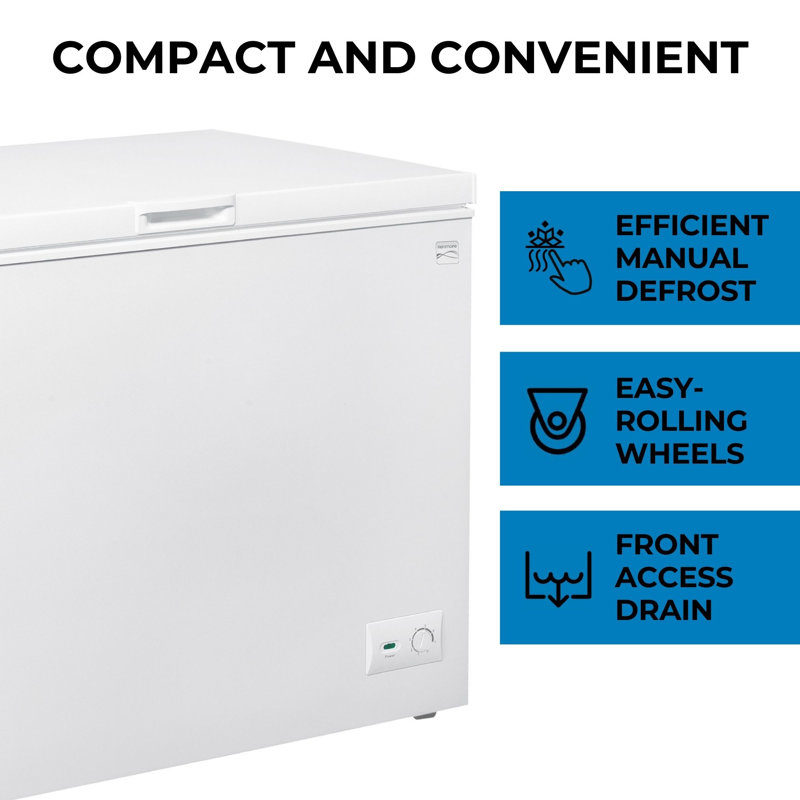 Kenmore 8.7 Cu. Ft. Garage Ready Chest Freezer With Adjustable